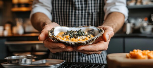 Kucharz przygotowujący danie